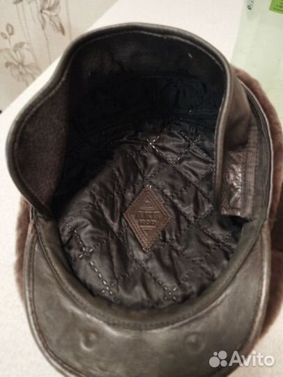 Меховая мужская кепка