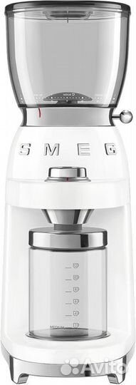 Кофемолка Smeg Cgf01pbeu Белая