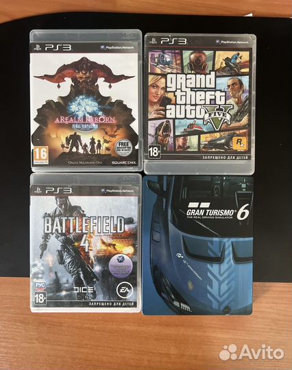 Игры на Sony playstation 3 4 диска игры на PS3