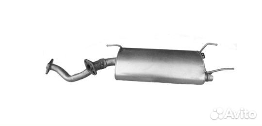 Глушитель toyota Land Cruiser 100 98-07 4,7 V8 2UZ