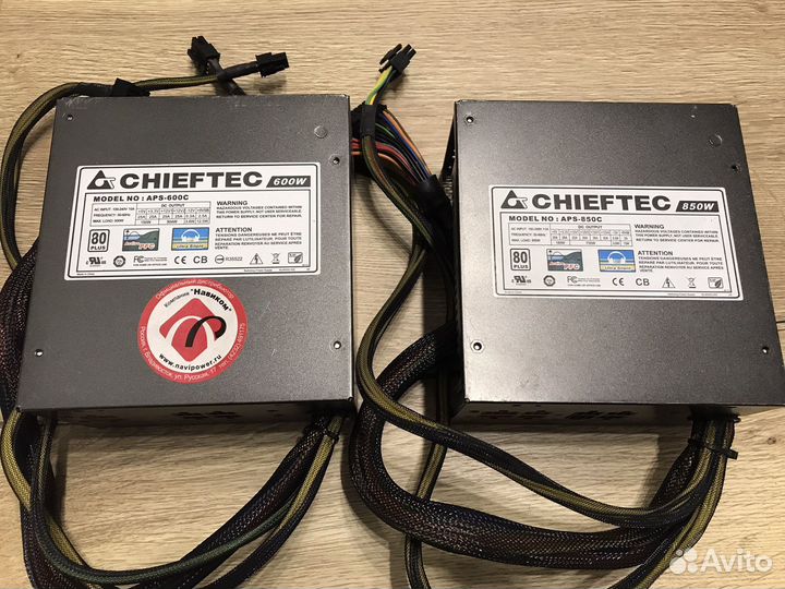 Нерабочие блоки Chieftec 850W, 600W