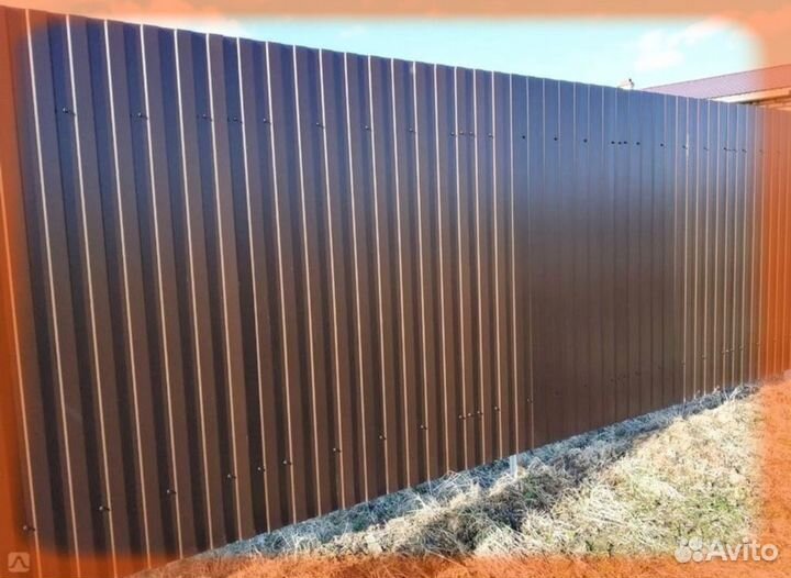 Забор из профнастила