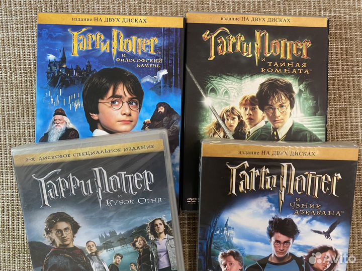 Гарри Поттер двд лицензия + доп. материалы
