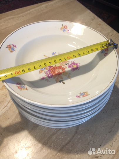 Тарелки времён СССР. Дулево, зик