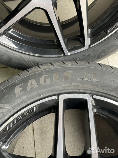 Разноширокие колеса на mercedes GLC