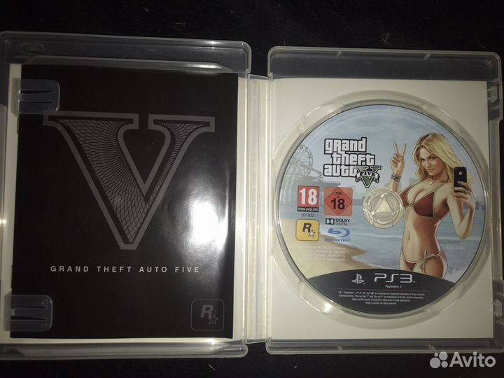 Диск PS3 GTA 5
