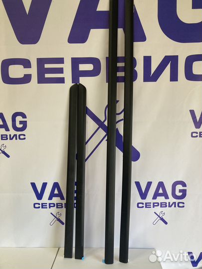 Накладки на двери декоративные черные KDA300001