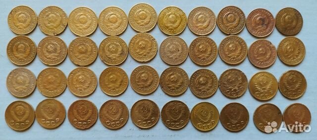 Монеты СССР 1926-1957г.г. (бронза)