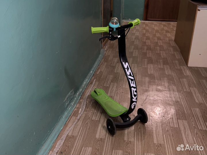 Самокат детский трехколесный бу