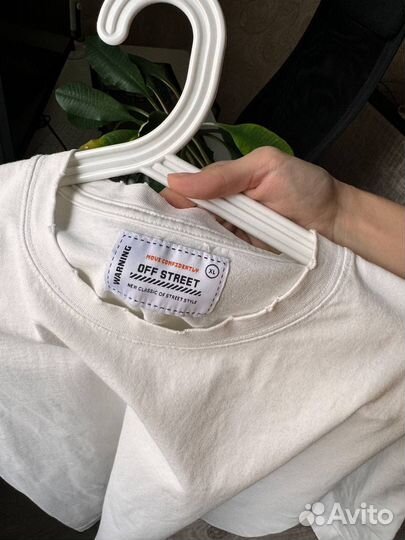 Футболка гармент дай off street оверсайз