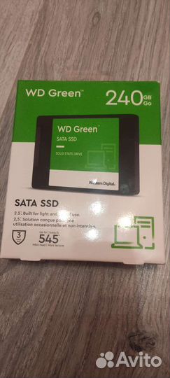 SSD WD green 240 gb