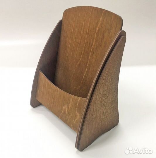 Деревянная подставка для открыток или буклетов А6