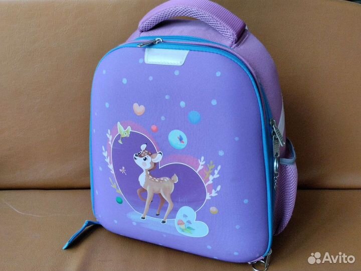 Ранец 1 School Basic Олененок 2 отделения рюкзак