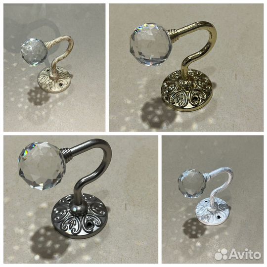 Крючки для штор на стену Держатель для подхватов