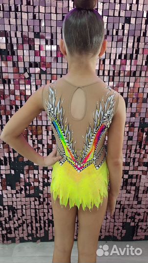 Купальник для художественной гимнастики рост 134