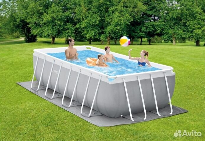 Каркасный бассейн 400*200*100 Лестница Фильтр