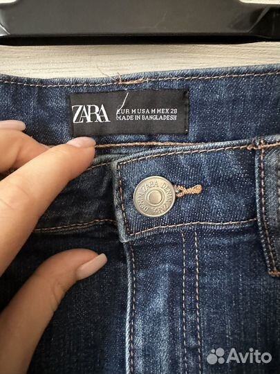 Юбка джинсовая zara