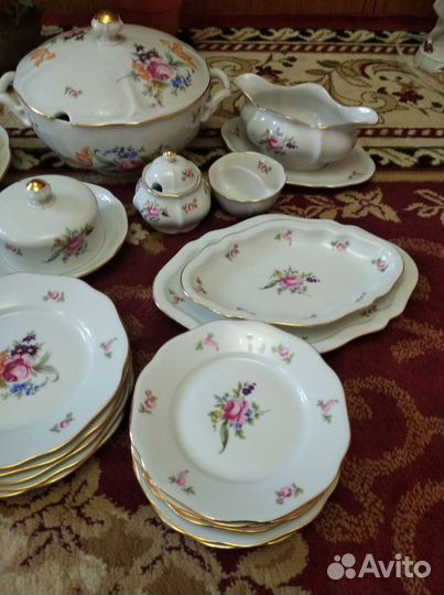 Сервиз столовый Чехословакия