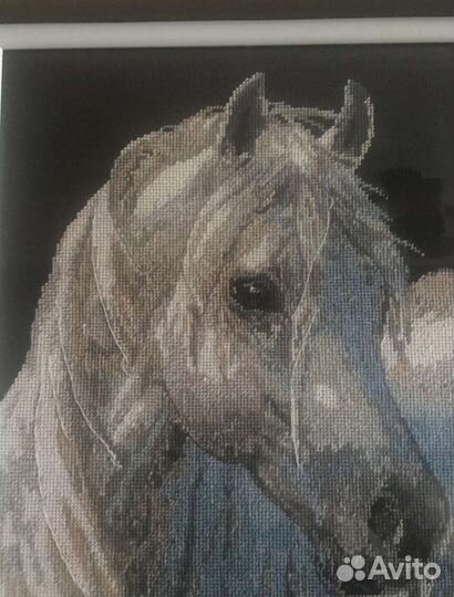 Картина, вышивка, гобелен, лошадь, подарок