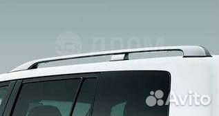 Рейлинги продольные черные серебро Land Cruiser