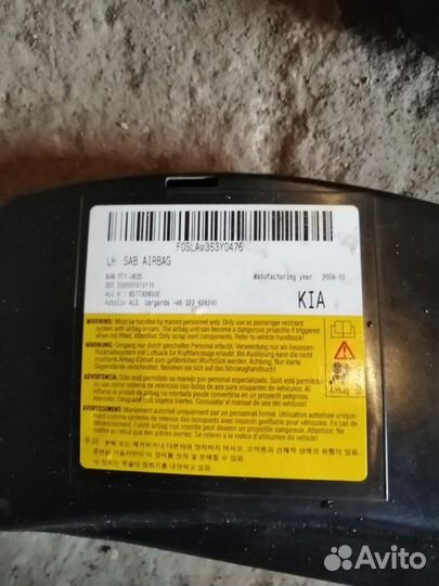 Безопасность сиденья Kia Ceed