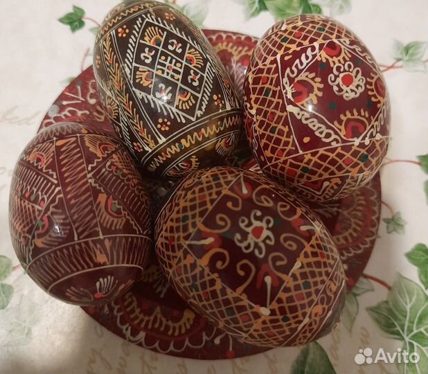 Яйцо пасхальное деревянное