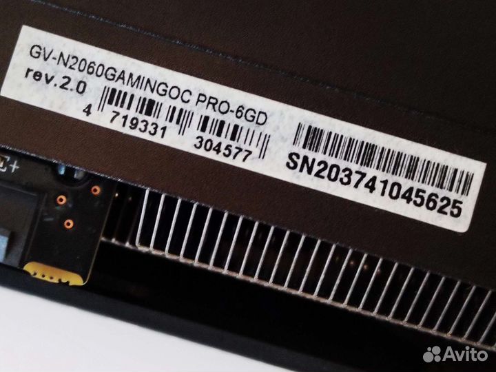 Видеокарта RTX 2060 6Gb Gaming OC