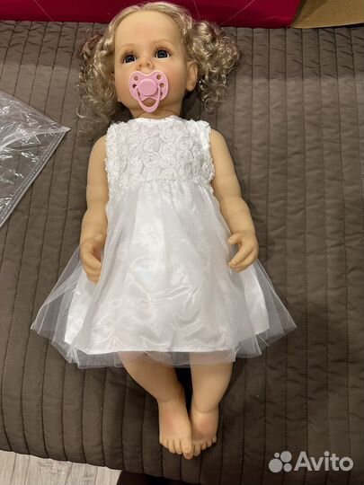 Кукла реборн силиконовая 55 см