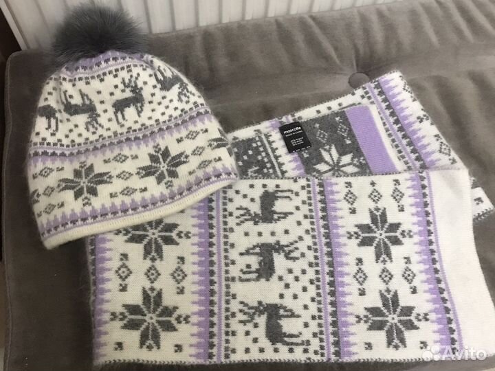 Шарф и шапка для девочки Бельгия