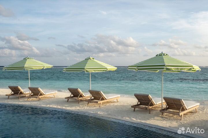 Зонты пляжные летние, ассортимент цветов