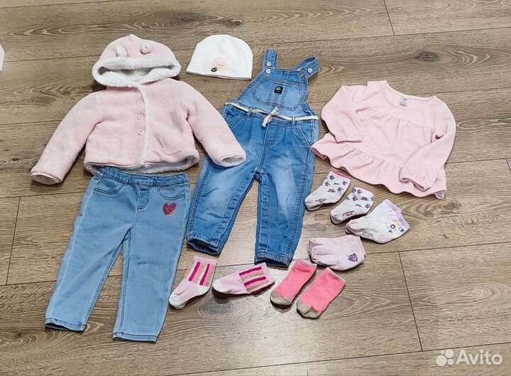 Одежда для девочки пакетом 84-92 Carters Mayoral