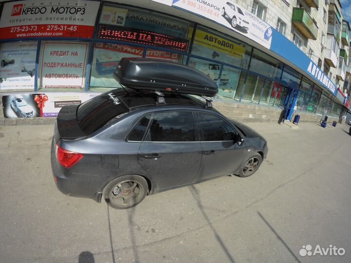 Багажник бокс на крышу Subaru Impreza седан 2008