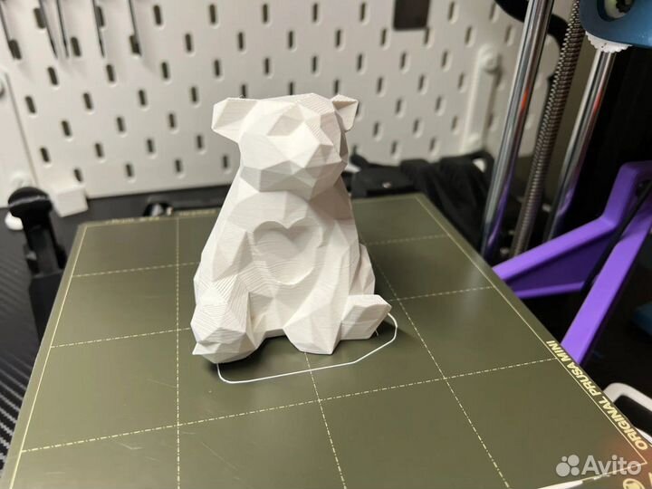 Фигурка Мишка с сердцем. Подарок