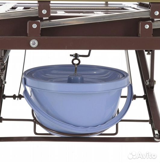 Кровать механическая юг-6 с туалетным устройством