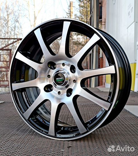 Диски Megami MGM-2 5.5x14/4x100 ET43 D60.1 BKF (4ш