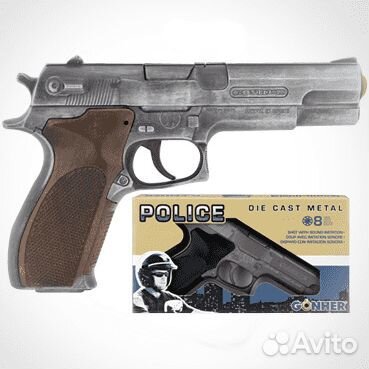 45/1 Полицейский пистолет 8пистонов
