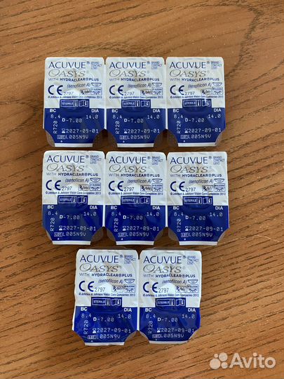Линзы Acuvue Oasys