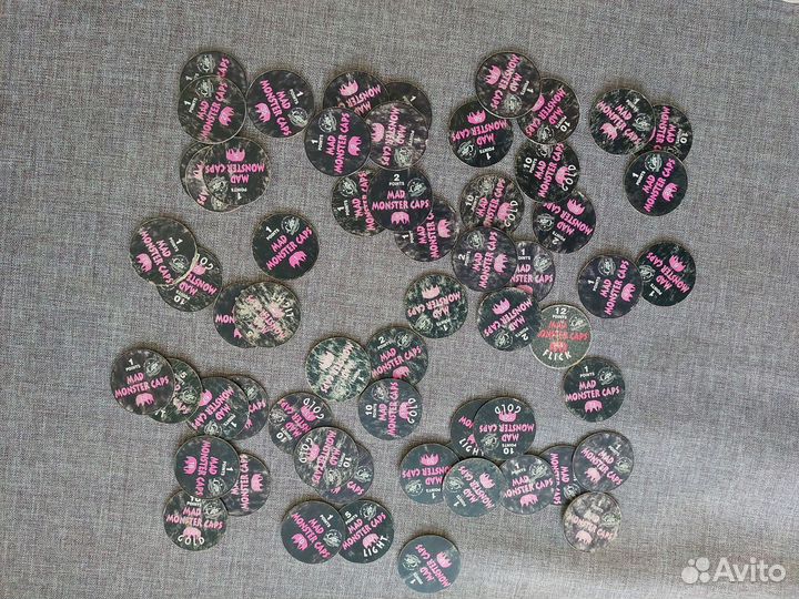 Фишки (кэпсы) из 90-х годов: Mad Monster Caps