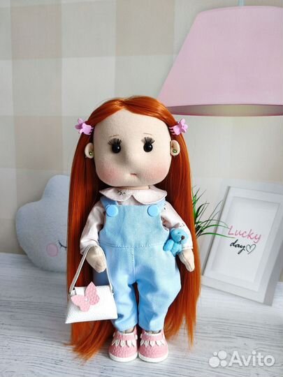 Текстильная игровая кукла