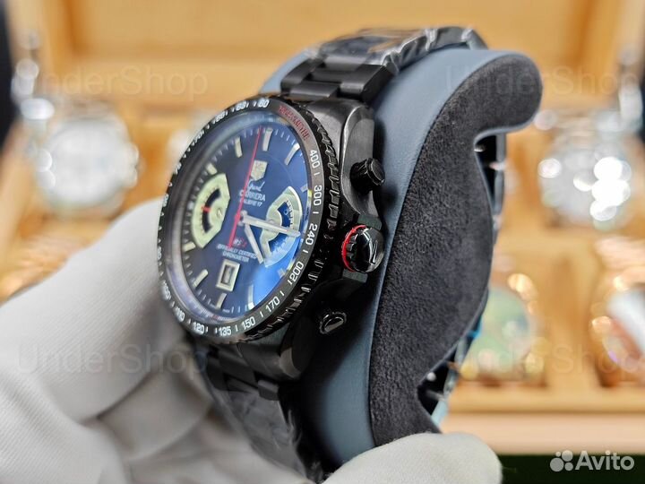 TAG Heuer Carrera Black Мужские часы с хронографом