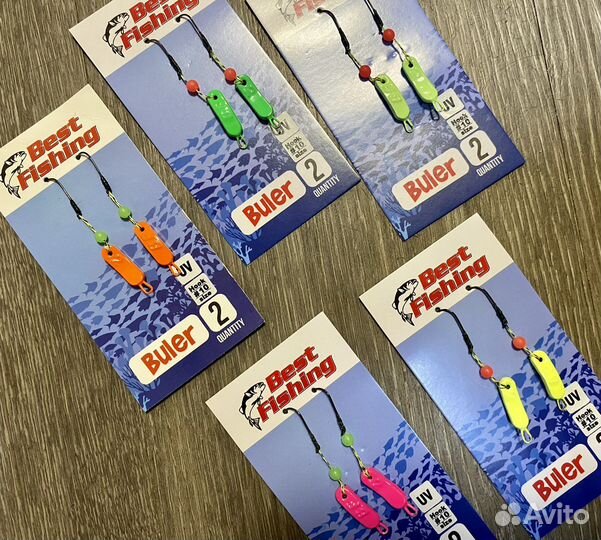 Блесна buler neon 2шт для ловли на море