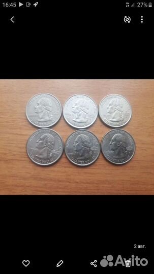Монеты США коллекция