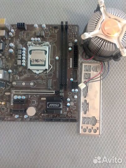 Intel G4600 с кулером + MSI B250M PRO-VD