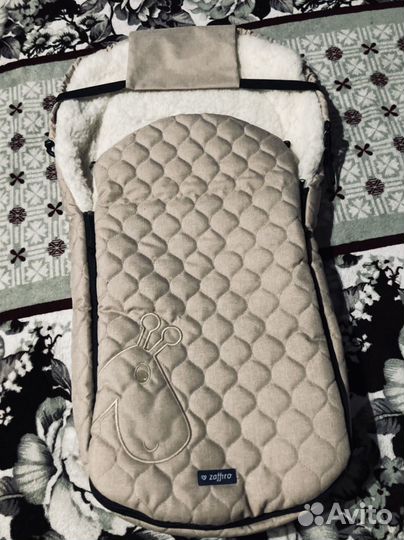 Зимний конверт в коляску zaffira