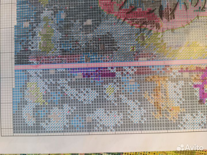 Остатки набора для вышивания