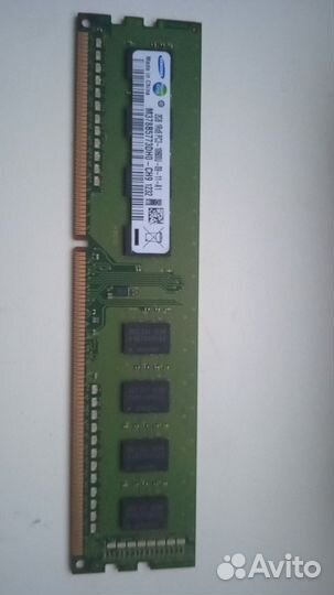 Память оперативная samsung DDR3 2GB PC 10600