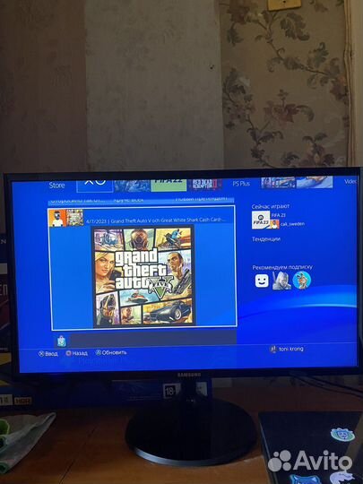 Монитор Samsung (код модели LS24F350fhixci