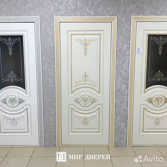 Двери межкомнатные «Изабелла золото» в рассрочку