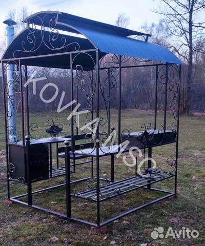 Беседка с мангалом