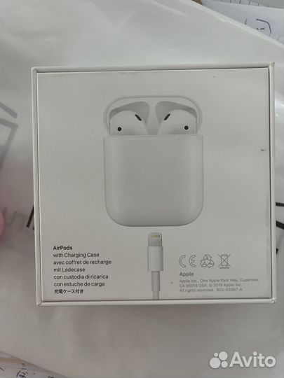 Наушники apple airpods 2 (2019) оригинал
